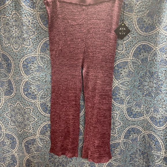 Mauve sweater leggings - Picture 7 of 10